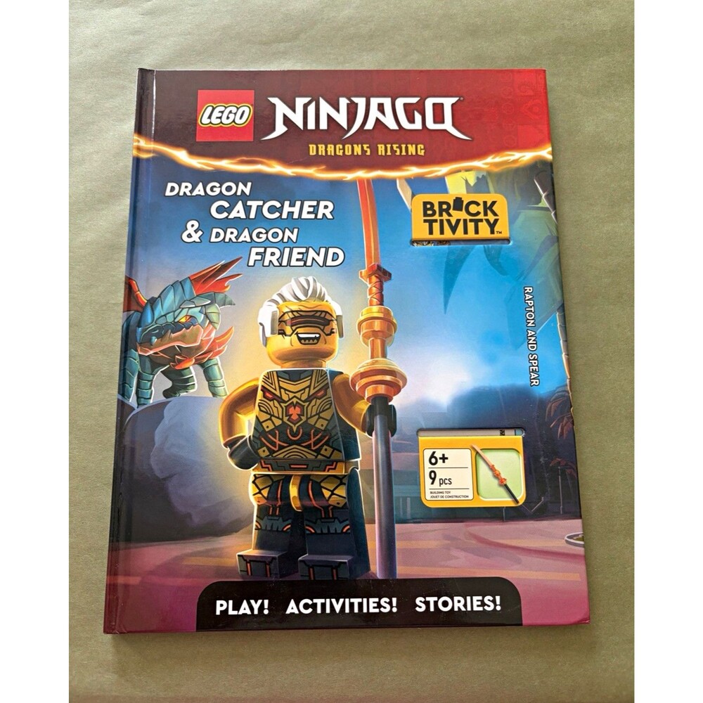 LEGO Ninjago Dragons Rising Bricktivity Activity Book HC Illustrated Ages 4-8